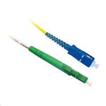 Dynamix FSM-LCASC-1-SX OS1 LC APC to SC Fibre Lead - 1m - Yellow 9 Micron - Simplex - Singlemode - G657A1 Bend Insensitive - LSZH Jacket