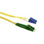 Dynamix FSM-LCALC-0 OS1 LC APC to LC Fibre Lead - 50cm - Yellow 9 Micron - Duplex - Singlemode - G657A1 Bend Insensitive - LSZH Jacket