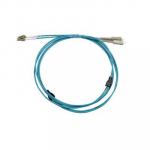 Dynamix FLA-LCLCOM3-100 OM3 LC to LC Armoured Fibre Lead - 100m - Aqua Duplex - Multimode - 3.3mm - LZSH Jacket