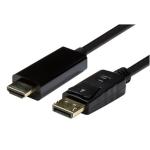 Dynamix C-HDMIDP-2 2M DisplayPort to HDMI Monitor v1.4 cable. 28 AWG, HDMI Version 1.4 DisplayPort Version 1.2 Supports upto 4Kx2K/30Hz resolution (3840x2160)