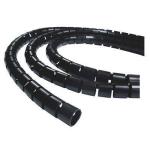 Dynamix EW-2520 Easy Wrap Cable Management - 20m x 25mm - Black Bulk Packed - Includes Tool