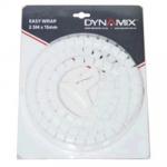 Dynamix EW-15RW Easy Wrap Cable Management - 2.5m x 15mm - White Blister Retail Packaging