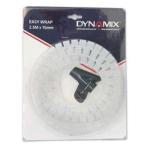 Dynamix EW-15RC Easy Wrap Cable Management - 2.5m x 15mm - Clear Blister Retail Packaging