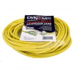 Dynamix PEXT-HD15 15M Heavy Duty Power        Extension Lead. Supplied in Retail Packaging.