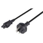 Dynamix C-POWERNC 2M Power Cable Clover 3-PIN AUS/NZ SAA Approved, (IEC 320 C5), 7.5A, Premium quality cord, Retail packed