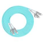 ETU-LINK 10G Fiber Cable - 2m - Aqua LC to LC - OM3-300 - Multimode - 50/125µm