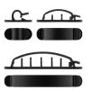 Goobay 70684 Cable Management Clip - Black - 6 Piece Set Goobay 70684 Cable Management Clip - Black - 6 Piece Set