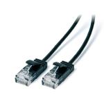 Laser CB-C6-01BLK 1m  Ultra Slim Cat6 Network Cable Black