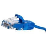 Legrand PLC6BU-1SL Cat6 RJ45 Patch Cord - 1m - Blue UTP - Slimline