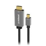 mbeat MB-XCB-MNDHDM18 Tough Link 1.8m Mini DisplayPort to HDMI Cable - Space Grey