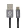Moki ACC-MSTMCAKS SynCharge USB-A to Micro USB Cable - 3m - Gun Metal Braided - King Size Moki ACC-MSTMCAKS SynCharge USB-A to Micro USB Cable - 3m - Gun Metal Braided - King Size