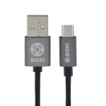 Moki ACC-MSTTCCAB SynCharge USB-C Cable - 90cm - Black Tip Braided