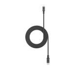 Mophie 1.8M Premium USB-C to Lightning Fast Charging Cable - Black, Fast Charge for iPhone 8 or Later (Charging up to 50% in 30 minutes), Apple MFi Certified, Durable braided nylon, Heavy-Duty Construction, Anodized matte aluminium connecto