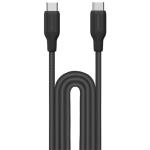 Momax 1-Link Flow 100W 3M USB-C To USB-C PD Fast Charging Cable Black Durable Premium Braided Nylon, Support Apple iPhone, iPad Pro. iPad Air, Samsung, Oppo, Oneplus, Nothing phone Fast Charging, Translucent design,