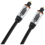 PUDNEY Premium - Digital Audio Toslink Cable - 2m - White Optical Audio - PVC