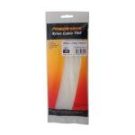Powerforce POWCT2002NT-100 Standard - Nylon 6/6 Cable Tie - 200mm x 2.8mm - Natural - 100 Pack Indoor - UL 94V-2 Flammability Rating - MIL-S-23190E Tensile Strength