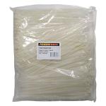 Powerforce POWCT2004NT-1000 Standard - Nylon 6/6 Cable Tie - 200mm x 4.8mm - Natural - 1000 Pack Indoor - UL 94V-2 Flammability Rating - MIL-S-23190E Tensile Strength