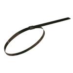 Powerforce POWCTSSC3004-100 316SS Coated Cable Tie - 300mm x 4.6mm - 100 Pack Indoor / Outdoor - UL E110642 - High Corrosion Resistance - Coated for Added Protection