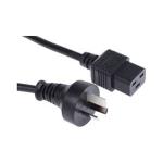 Dynamix C-PC15A 2M Power Cord - 15 Amp Rated 3 pins MALE to 3 pin C19 "square" FEMALE SAA approved AU/NZ