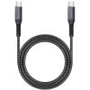 RockRose Powerline 60W USB-C to USB-C Cable - 1m - Kevlar Fiber Braided - 70kg Tension - 10000+ Plug / Pull - 5000 Bending Test RockRose Powerline 60W USB-C to USB-C Cable - 1m - Kevlar Fiber Braided - 70kg Tension - 10000+ Plug / Pull - 5000 Bending Test