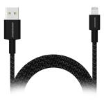 RockRose Liberty 1m USB to Lightning Cable - Apple MFI Certified , - Nylon Braided Cord , 30000+ Bending Test ;