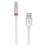 SCOSCHE i3FLEDWT CHARGE & SYNC CABLE W/CHARGE LED FOR LIGHTNING USB DEVICES - 3FT CABLE LENGTH (WHITE)