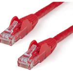 StarTech.com 650MHz - 100W PoE Cat6 Ethernet Cable - 15m - Red Gigabit Ethernet Wire - RJ45 - UTP - Network-Patch Cord - Snagless - Strain Relief - Fluke Tested - UL-TIA Certified