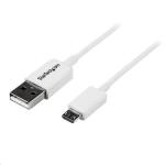 StarTech.com USBPAUB2MW USB 2.0 - 480Mbps USB-A to Micro USB Cable - 2m - White Micro USB - A to Micro B