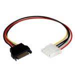 StarTech LP4SATAFM12 12in SATA to LP4 Power Cable Adapter F/M