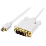 StarTech.com MDP2DVIMM6WS 6 ft Mini DisplayPort to DVI Cable