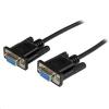StarTech.com SCNM9FF2MBK RS232 Null Modem Cable - 2m - Black DB9 RS232 Null Modem - F/F StarTech.com SCNM9FF2MBK RS232 Null Modem Cable - 2m - Black DB9 RS232 Null Modem - F/F
