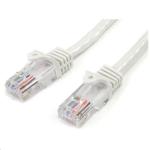 StarTech.com 45PAT2MWH Cat5e Patch Cable - 2m - White Snagless - UTP - RJ45 Connectors