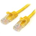 StarTech.com 45PAT2MYL Cat5e Patch Cable - 2m - Yellow Snagless - UTP - RJ45 Connectors