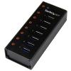StarTech.com 7 Port USB 3.0 Hub Desktop / Wall-Mount StarTech.com 7 Port USB 3.0 Hub Desktop / Wall-Mount