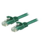 StarTech.com N6PATC10MGN Cat6 - 10GbE - 100W PoE++ Ethernet Cable - 10m - Green Gigabit Ethernet Wire / 650MHz 100W PoE++ RJ45 UTP Category 6 Network / Patch Cord Snagless with Strain Relief Fluke Tested UL / TIA Certified - Male to Male