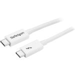 StarTech TBLT3MM2MW 2m Thunderbolt 3 Cable 20Gbps - White Compatible