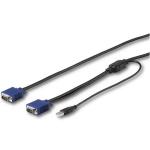 StarTech.com RKCONSUV6 KVM Console Cable - 1.8m VGA and USB - StarTech Rackmount Consoles