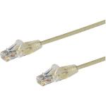 StarTech N6PAT100CMGRS Cable - Grey Slim CAT6 Patch Cord 1m