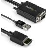 StarTech.com VGA2HDMM2M VGA to HDMI Converter Cable - 2m VGA to HDMI - USB Audio Support - 1080p - M/M StarTech.com VGA2HDMM2M VGA to HDMI Converter Cable - 2m VGA to HDMI - USB Audio Support - 1080p - M/M