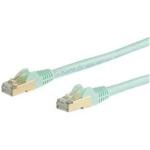 StarTech.com 6ASPAT5MAQ Cat6A Ethernet Cable - 5m - Aqua