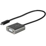 StarTech.com CDP2VGAEC 1920x1080 USB-C to VGA Adapter - 30cm (12") USB-C to VGA