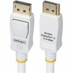 StarTech.com DP12-CABLE-6FTW VESA Certified DisplayPort 1.2 Cable - 1.8m - White