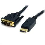 StarTech.com DP2DVI2MM6 1920x1080 DisplayPort to DVI Cable - 1.8m (6ft) DP to DVI-D - Single Link - Converter - Latching DP Connector