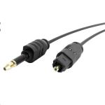 StarTech THINTOSMIN10 Toslink to Miniplug Audio Cable - 10ft