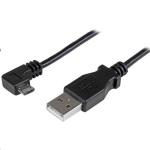 StarTech.com USBAUB2MRA USB 2.0 - 480Mbps USB-A to Micro USB Cable - 2m Right Angle - Micro USB Charge & Sync