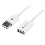 StarTech.com USBEXTPAA1MW USB 2.0 - 480Mbps USB Extension Cable - 1m - White A to A - M/F