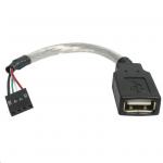 StarTech USBMBADAPT 6 USB A to USB 4 Pin Header Cable