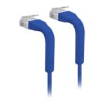 Ubiquiti UniFi Cat6 Bendable Patch Cable - 10cm - Blue - 50 Pack