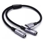 UGREEN UG-30732 USB-C To 3.5mm Stereo USdio Splitter Cable