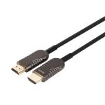 Unitek Y-C1029BK 15m UltraPro HDMI 2.0 Fibre Active Optic Cable. OD 4.0mm. Zinc Alloy Connector. Max Res: 4K